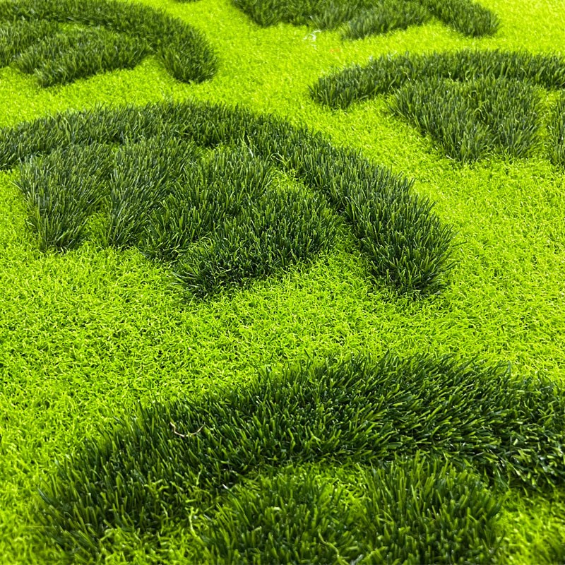 花园立体造景仿真草坪江苏厂家直供户外造景3D凹凸人造草坪地毯跨
