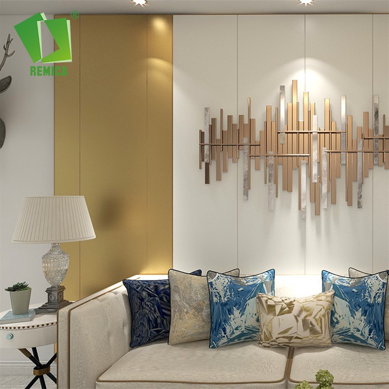 锐美家HPL防火板1mm饰面板金属色拉丝处理耐火板银镜面酚醛美耐板