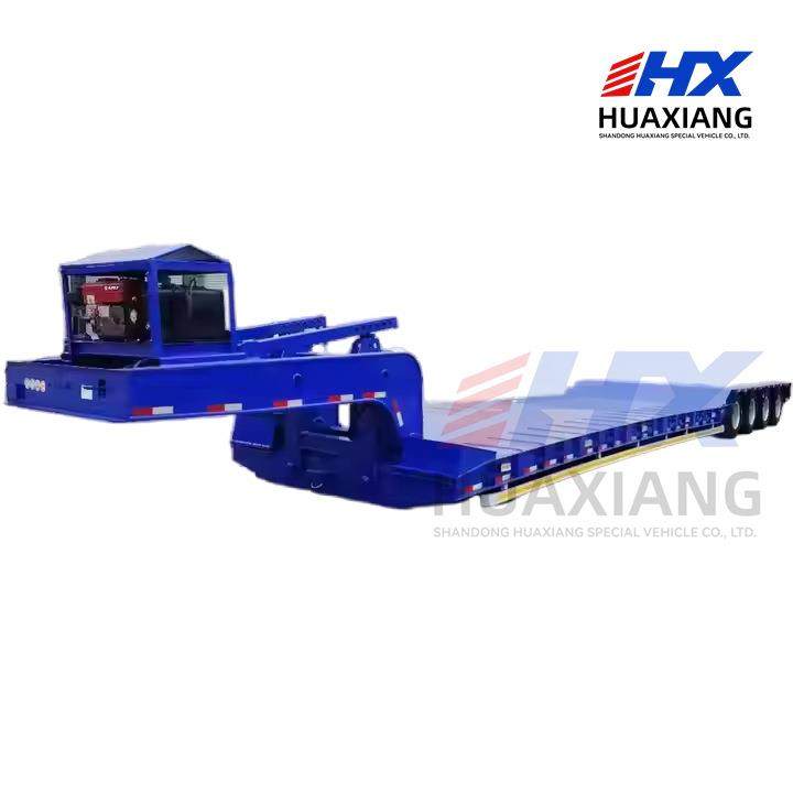 跨境销售低平板半挂车拆卸鹅颈4轴低平板拖车前装低板挂车,农机/农具/农膜,农用运输车辆,淘宝优惠券,粉丝福利购,淘宝优惠卷