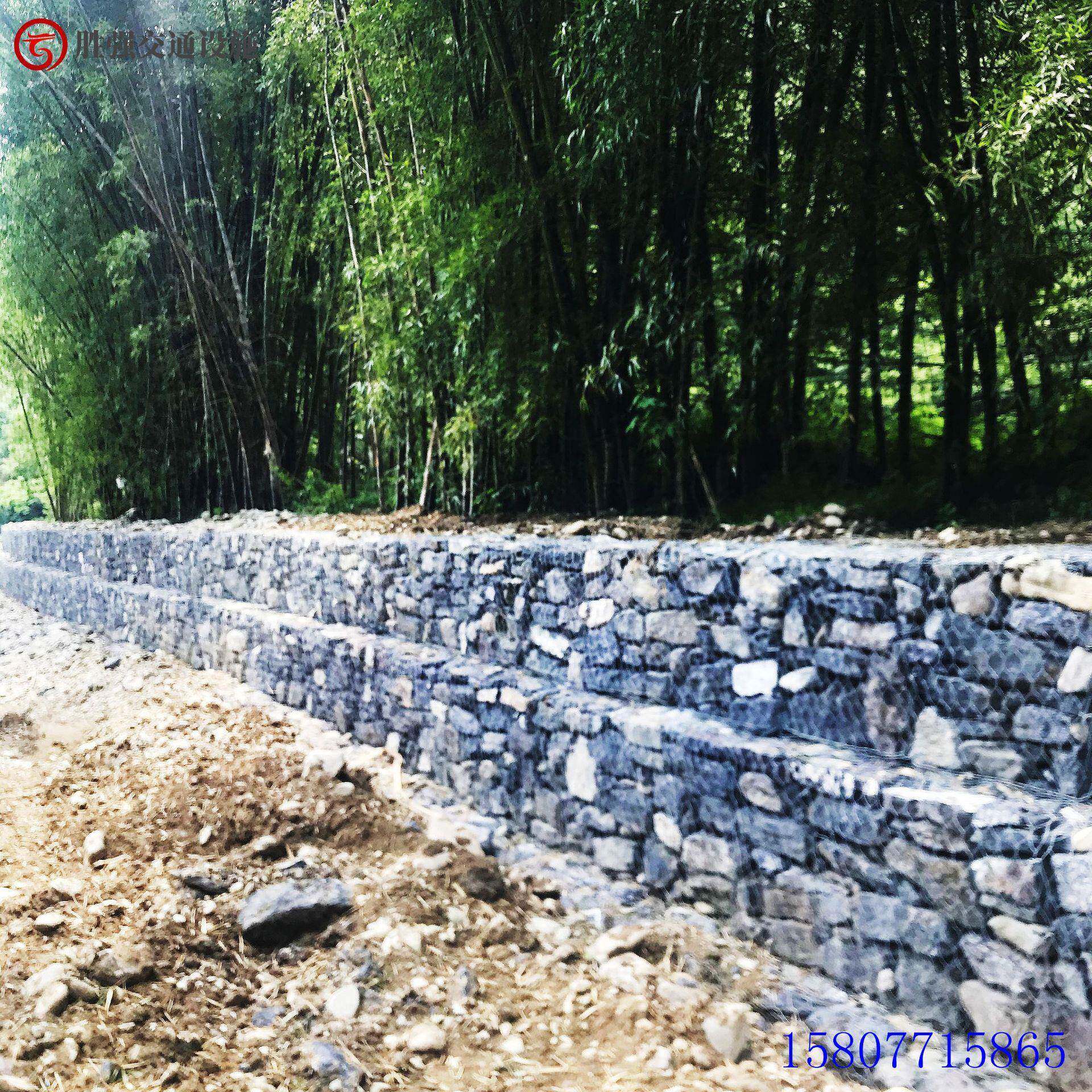 南宁胜强河道石笼网护岸护坡六角固滨铅丝笼边坡防护格宾网现货