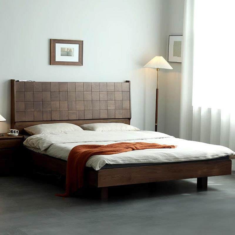 北美黑胡桃木床全实木悬浮床现代简约日式原木樱桃木榻榻米双人床,纺织面料/辅料/配套,纺织机械配件,淘宝优惠券,粉丝福利购,淘宝优惠卷