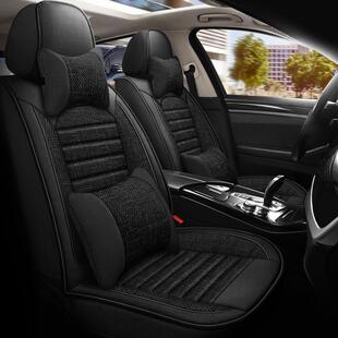 哈弗H6专用座套M6汽车坐垫H2H5H4哈佛F5四季通用全包围亚麻座垫