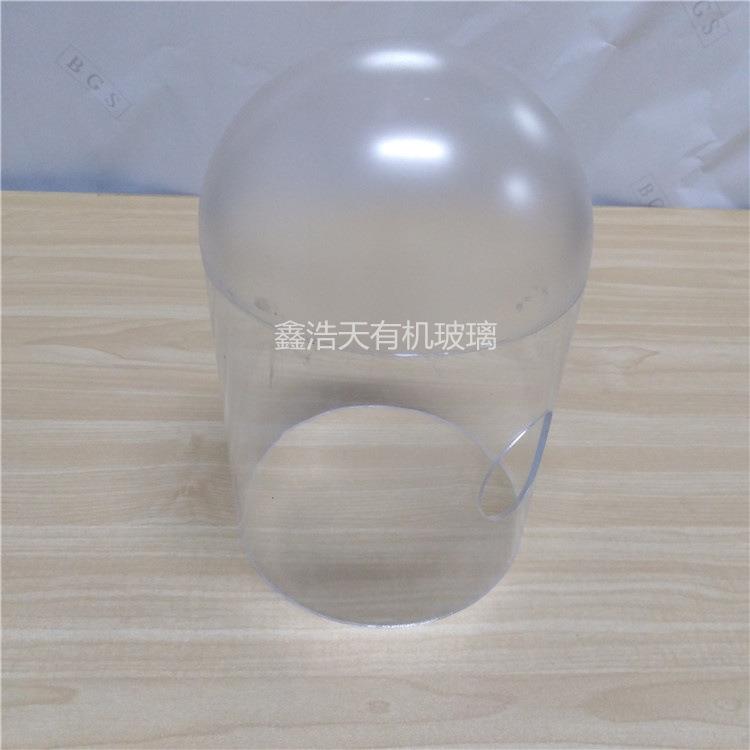 亚克力圆管罩有机玻璃罩子防尘罩透明储物罩圆柱形展示罩发光灯罩