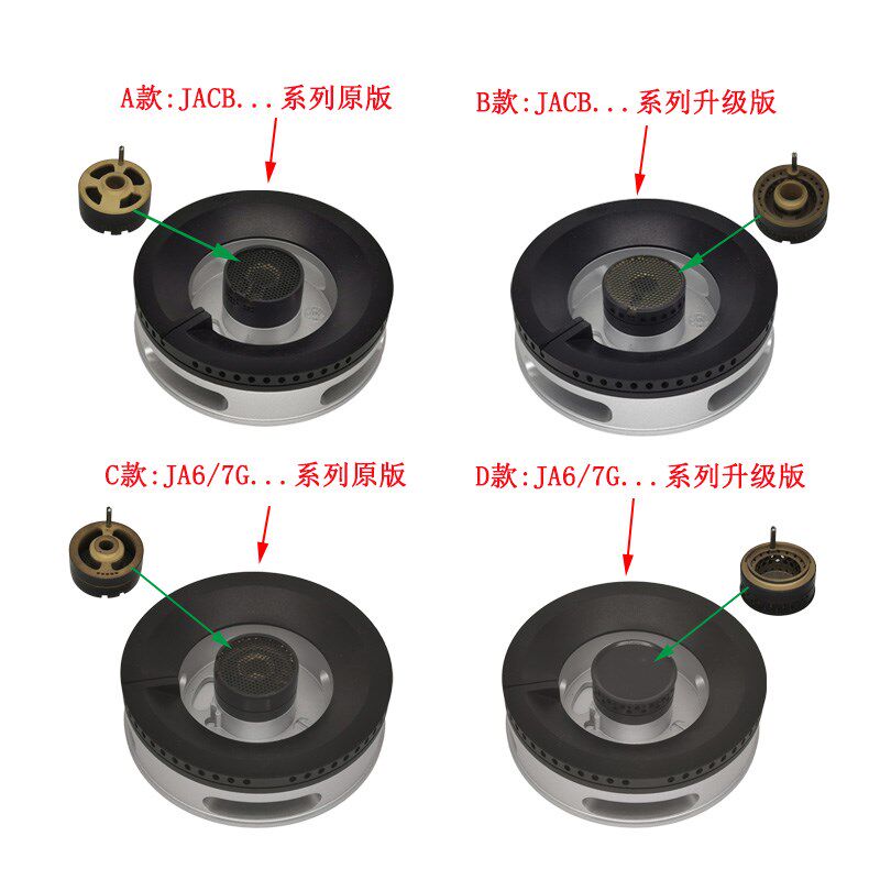 适用方太燃气灶JACB JA1G JAM7 JA6B JA26BE JA6G防糊升级小火盖