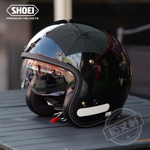 SHOEI摩托车头盔JO半盔四分之三盔复古盔骑行男女士通用夏季通用