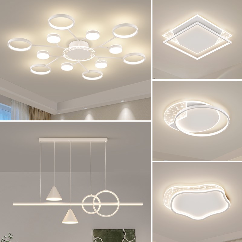 客厅灯吸顶灯简约现代全屋组合套餐灯具三室二厅广东中山客厅主灯