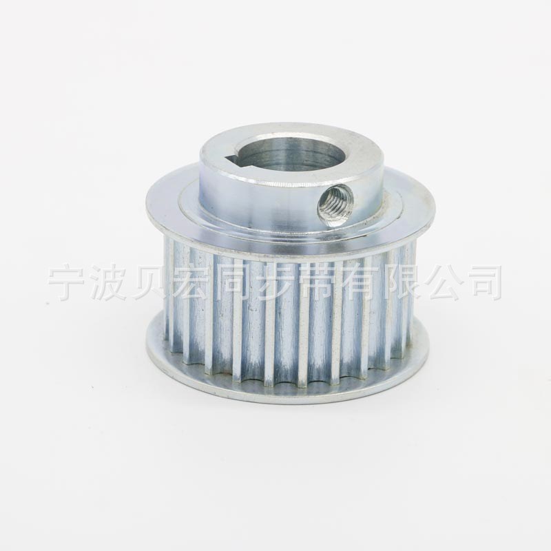 14M同步带轮加工 可按图纸加工45#钢配同步轮 皮带轮定 做