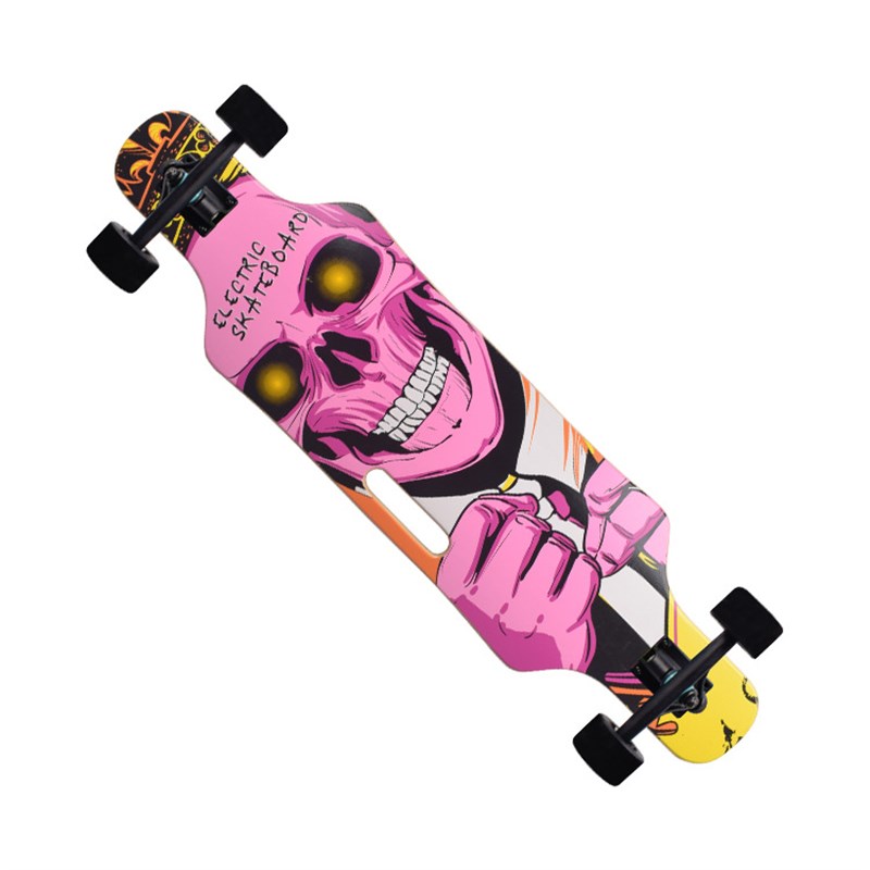 枫木陆地冲浪板滑板速降公路板长板双翘板面鱼板电动滑板板面