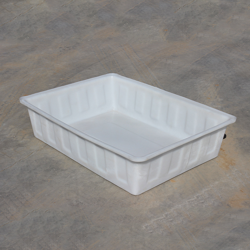 塑料牛筋浅水箱大号白色长方形储水桶水产养殖养鱼养龟尼龙牛津盆