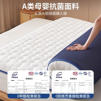 乳胶记忆棉床垫遮盖物软垫家用卧室宿舍学生单人榻榻米海绵褥垫子