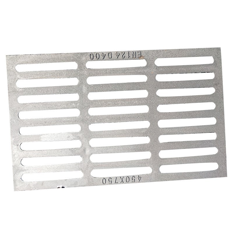 厂家球墨铸铁篦子 D400雨水篦子排水沟盖板 450*750道路排污篦子