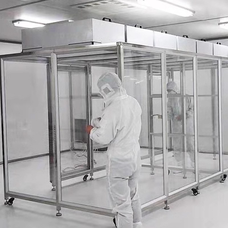 无尘室洁净棚百级千级万级简易净化棚移动FFU实验室过滤净化单元