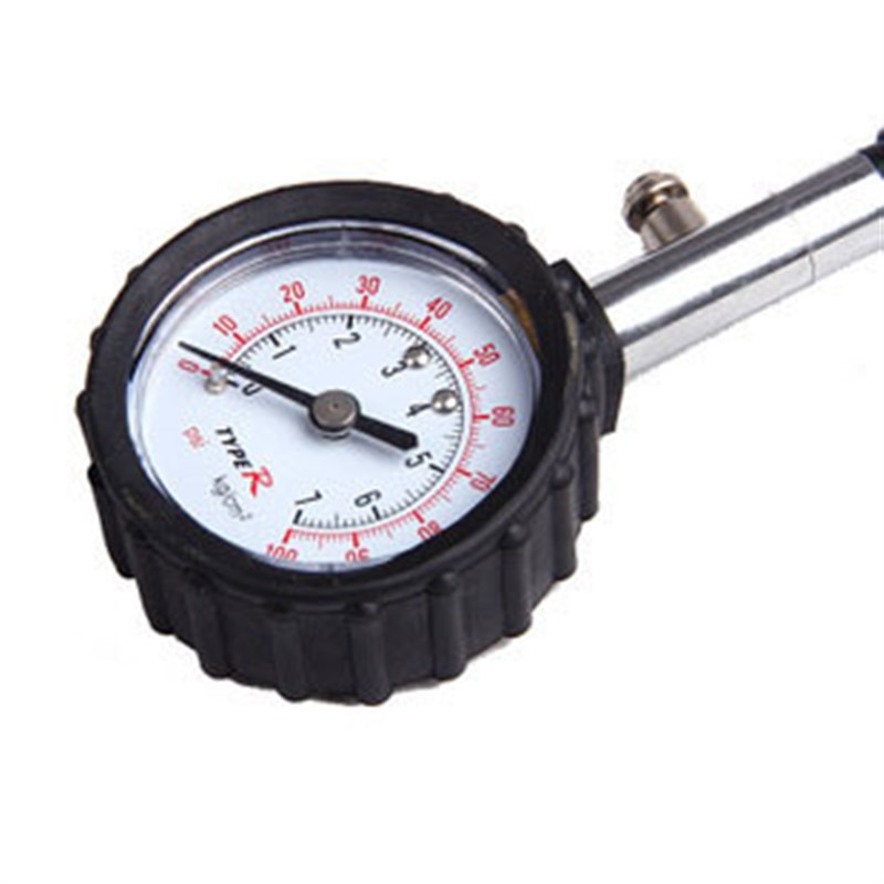 靖童 机械胎压表汽车用品高精密度计轮胎气压表可放气