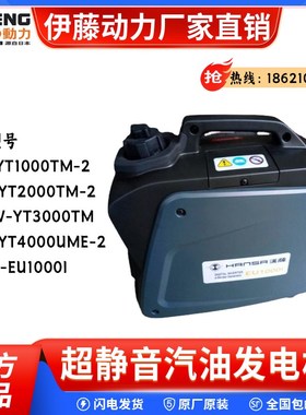 800w1kw2kw2500瓦家用小型汽油发电机手提式户外应急EU1000I/220V