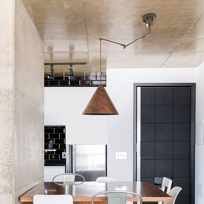 线孔开偏可移位餐厅灯岛台书房折叠伸缩可移动吊灯中古包豪斯灯具,家装灯饰光源,餐厅吊灯,淘宝优惠券,粉丝福利购,淘宝优惠卷