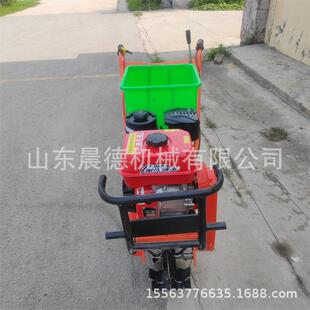 双行玉米播种机家用汽油手扶追肥大豆点播机