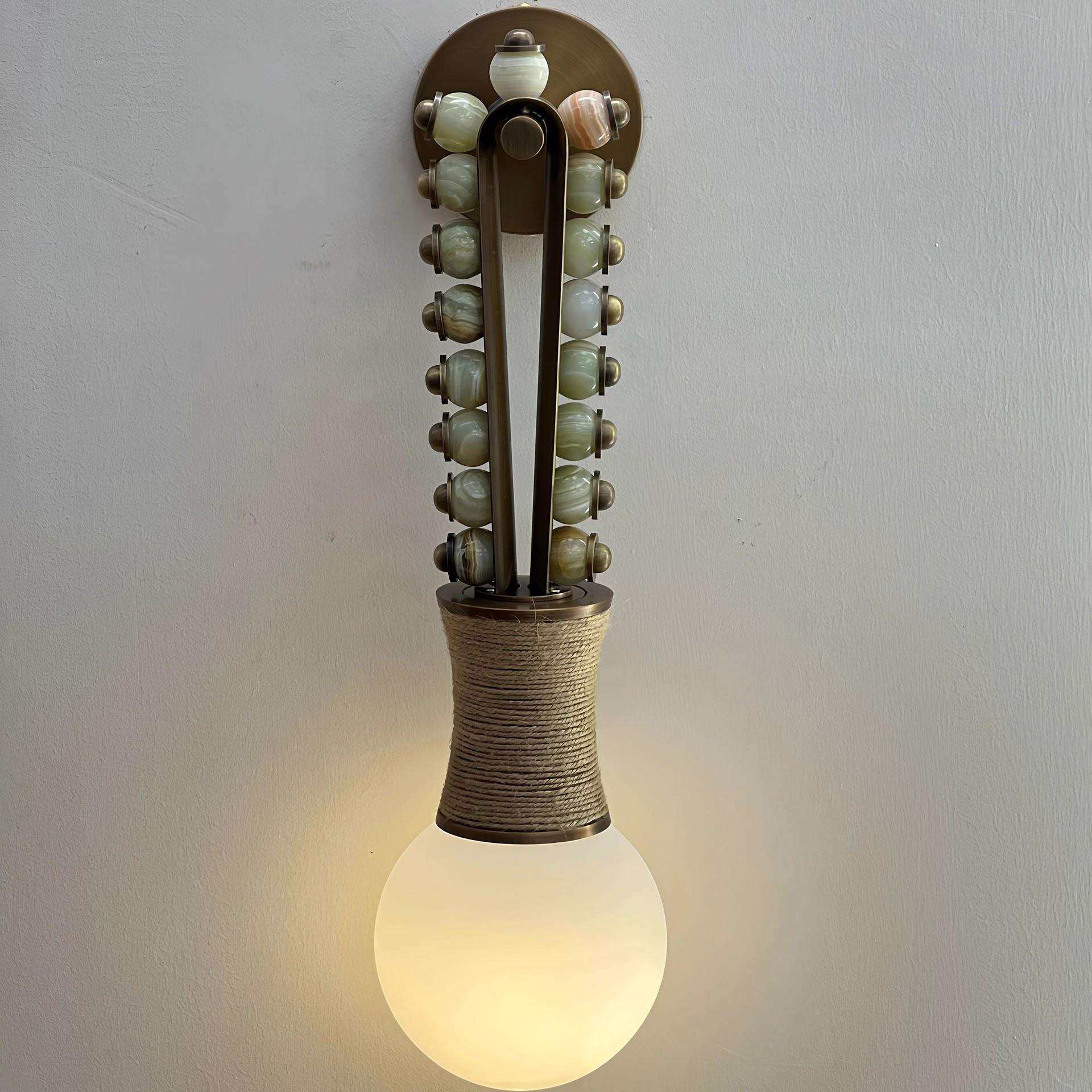 复古设计样板房壁灯茶室卧室客厅床头吧台酒店别墅走廊洞石装饰