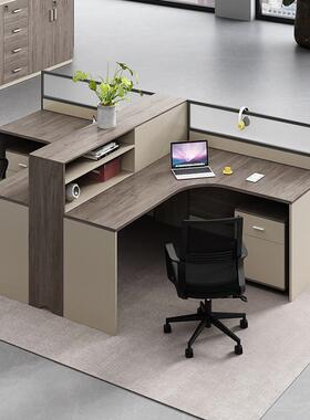 办公桌椅组合人位办BGZ-00694公室职员风位办工公桌6人简约现代财