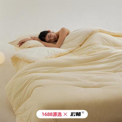 软糯~抗螨防被TDC-1210菌子安丝纤维春秋被子母被冬被加厚芯保暖