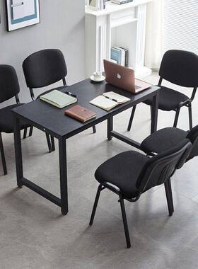 办公椅子约职脑员家用舒简适培训椅久坐会议椅叠VKV放椅子电靠背