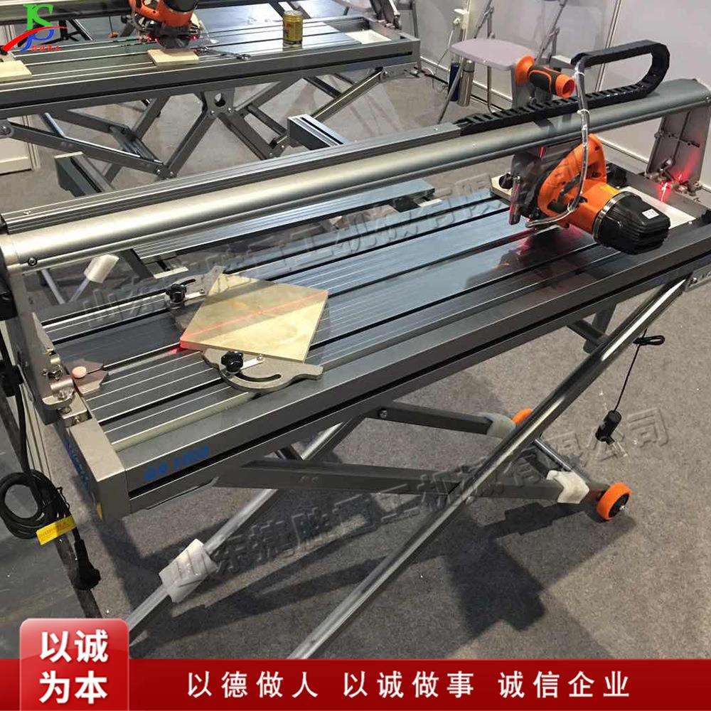 台式对边瓷砖切割机小型移动式石材切割锯大理石家装施工设备