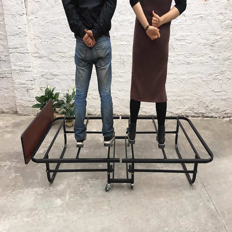 家用临时折叠加床办公室移动单人午休床酒店宾馆单人折叠加床客房