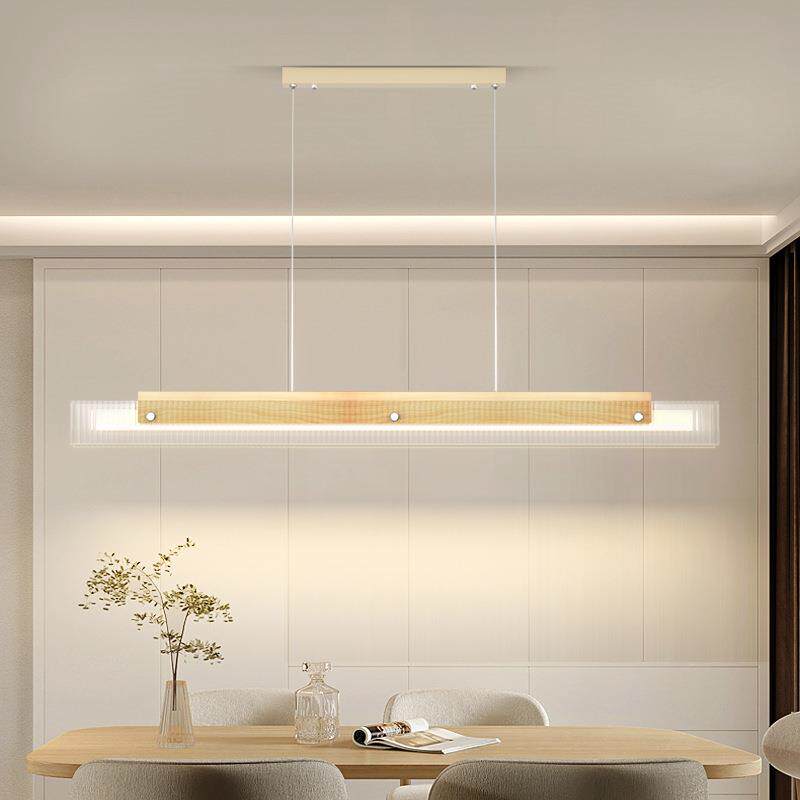 餐厅吊灯2025新款中古风美式乡村简约饭厅吧台茶室餐桌一字长条灯