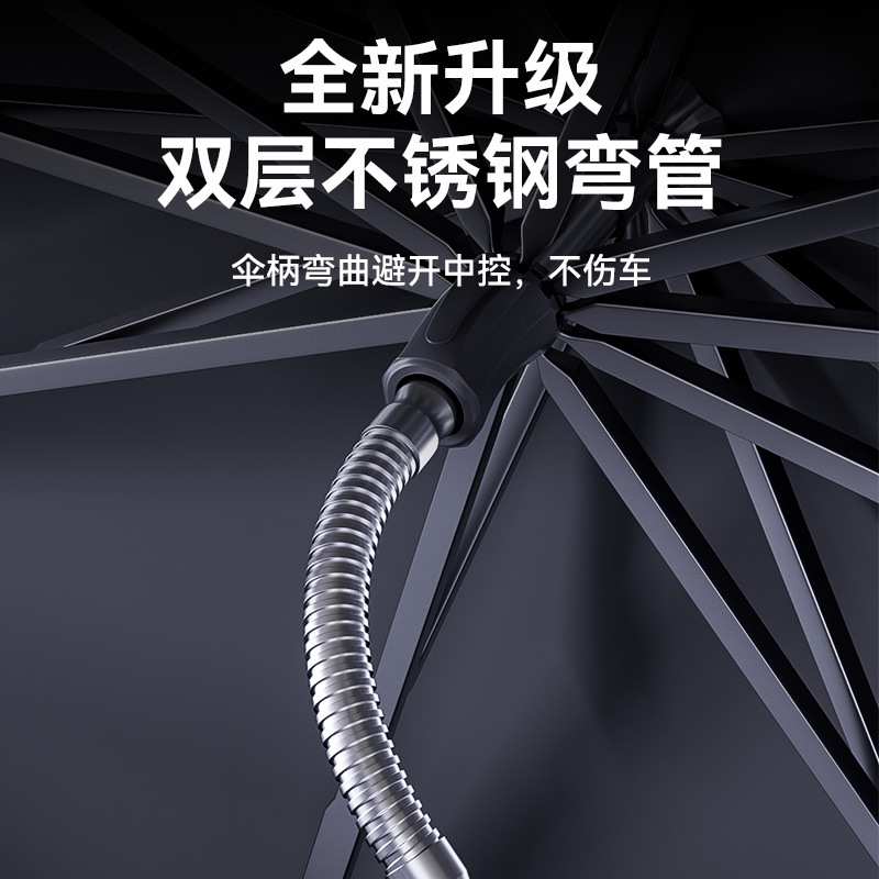 大货车遮阳伞遮阳帘前挡风玻璃客车用遮阳伞罩防晒隔热驾驶室
