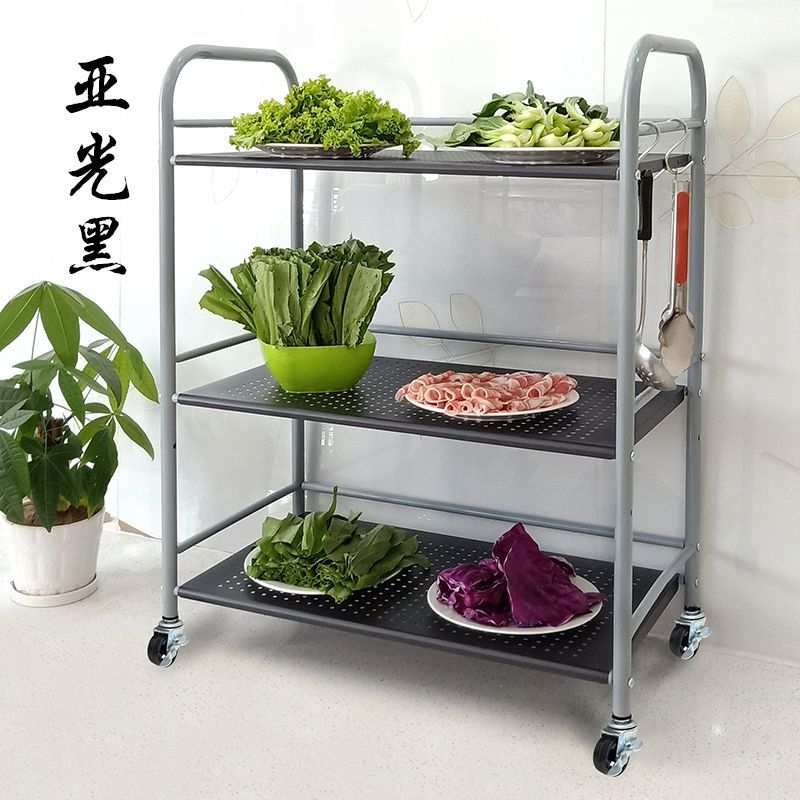 火锅店放菜架子火锅架厨房置物架子多层烧烤架餐车推车酒店蔬菜架