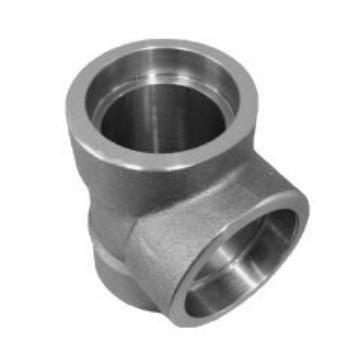 厂家不锈钢304承插三通 高压三通2000-3000LB 锻压承插焊三通