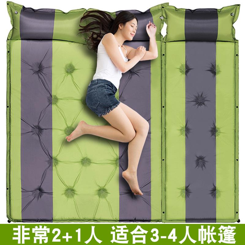 户外充气床露营垫双人单人可拼接自动充气垫野营睡觉垫加厚气垫床