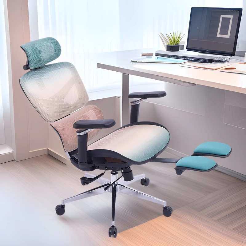 现代人体工学椅4D扶手家用电脑椅子 护腰舒适按摩办公椅久坐不累