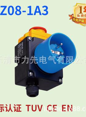 DZ08-1A2电磁开关2针钻头按钮开关12A230V电机保护重启和欠压保护