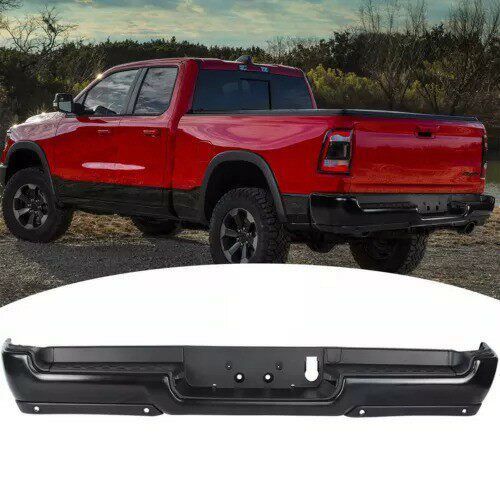 适用于19-24道奇dodgeram1500后保险杠单排带孔CH1103138