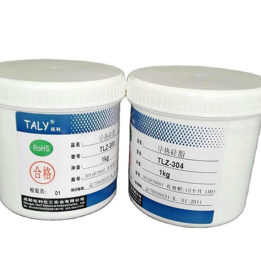 TALY/拓利导热硅脂TLZ－304CPU散热膏导热系数1.4白色1公斤/桶