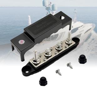 房车游艇汇流排M8M10大电流250A接线螺柱6位螺柱配电块汇线排