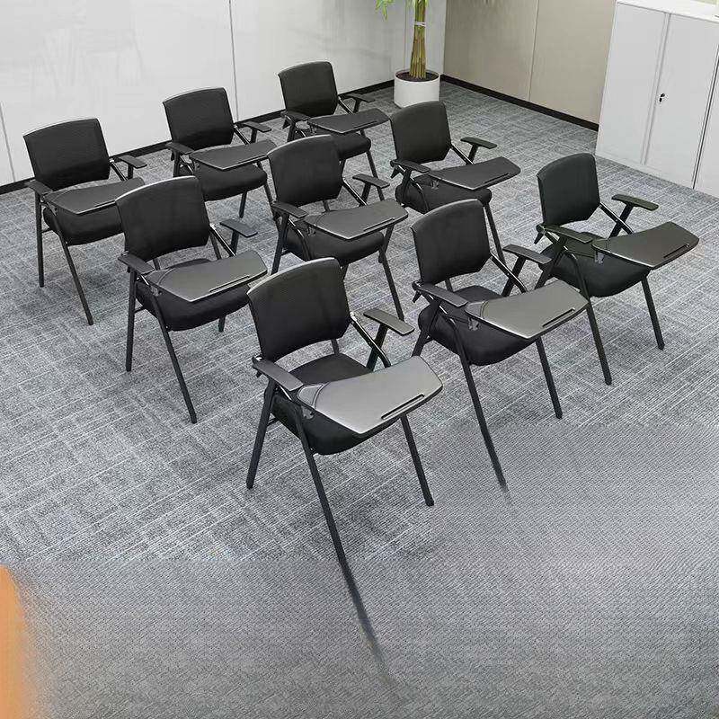 折叠培训写字板椅带桌板会议可折叠桌椅一体办公椅开会椅子会议室