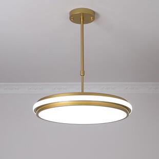 简约现代吊灯客厅餐厅卧室灯理发店美容院办公室圆形个性轻奢灯具