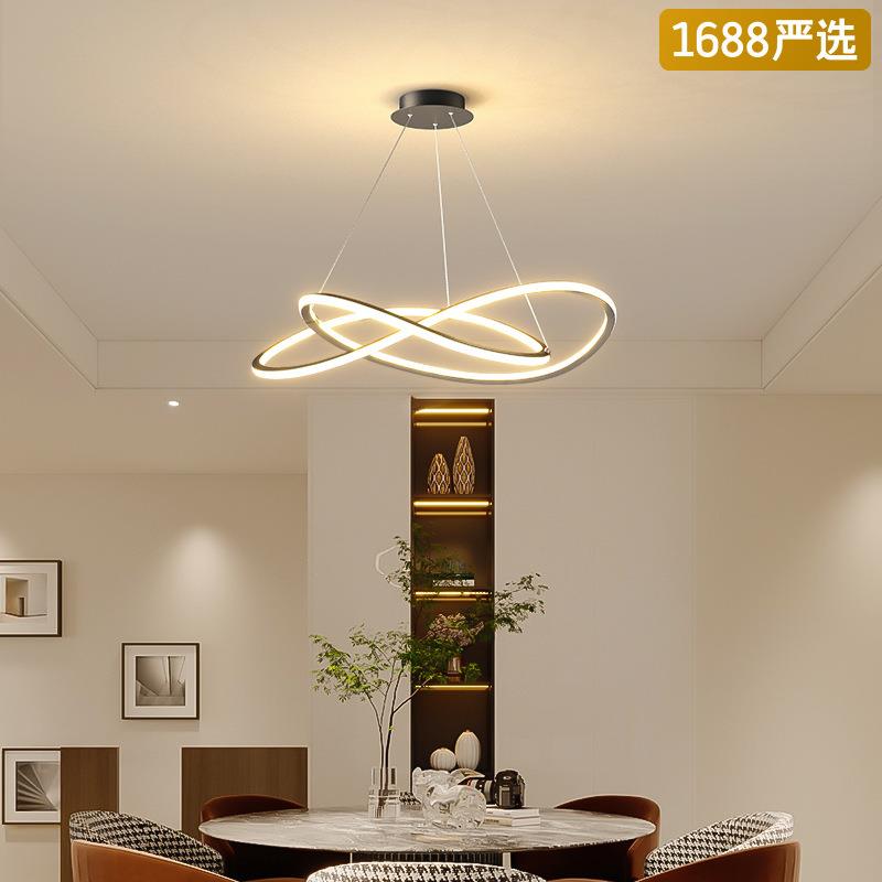 【严选】轻奢餐厅LED吊灯书房办公室茶室吧台咖啡厅北欧简约灯具