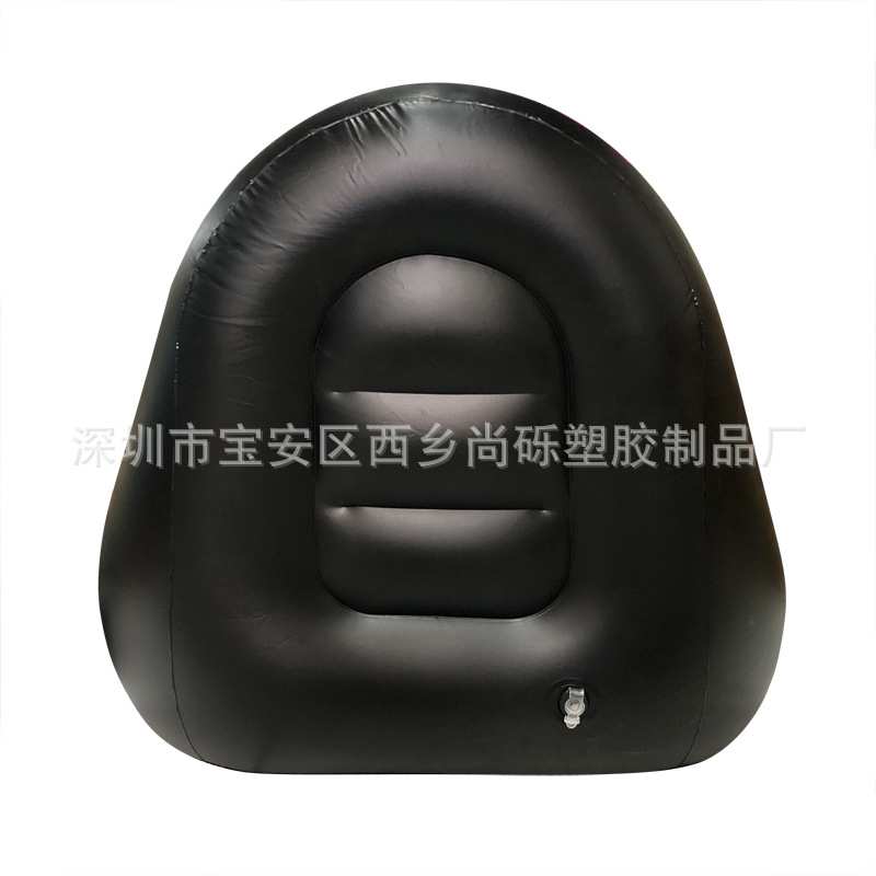 现货成人充气懒人沙发两件套带脚蹬加厚植绒沙发休闲充气躺椅
