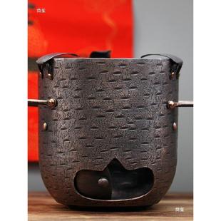 任和堂纯手工紫炭火炉围炉煮茶炭炉户外风炉木炭橄榄碳烤火炉