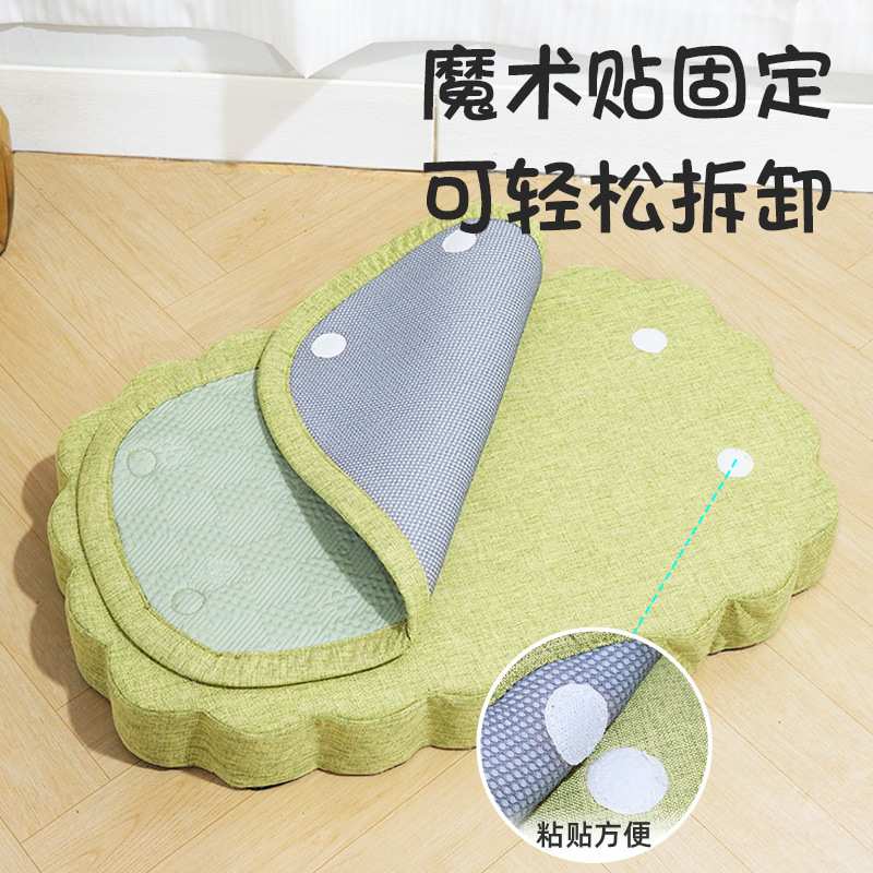 猫垫子两用猫窝冰凉窝耐磨圆形大号猫爪猫盆耐抓猫咪用品宠物冰感