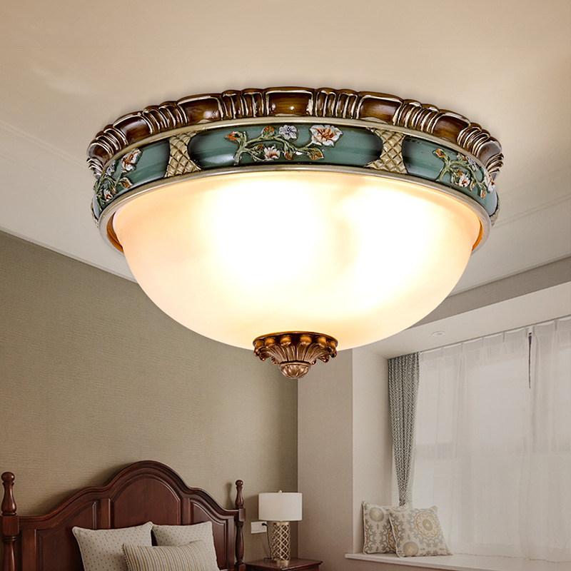 卡信之光 欧式卧室吸顶灯 欧美复古餐厅灯 古典过道门厅走廊灯具