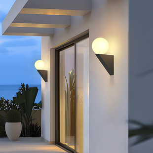 户外防水壁灯庭院大门口门柱灯高端门头灯入户大门装饰阳光房壁灯