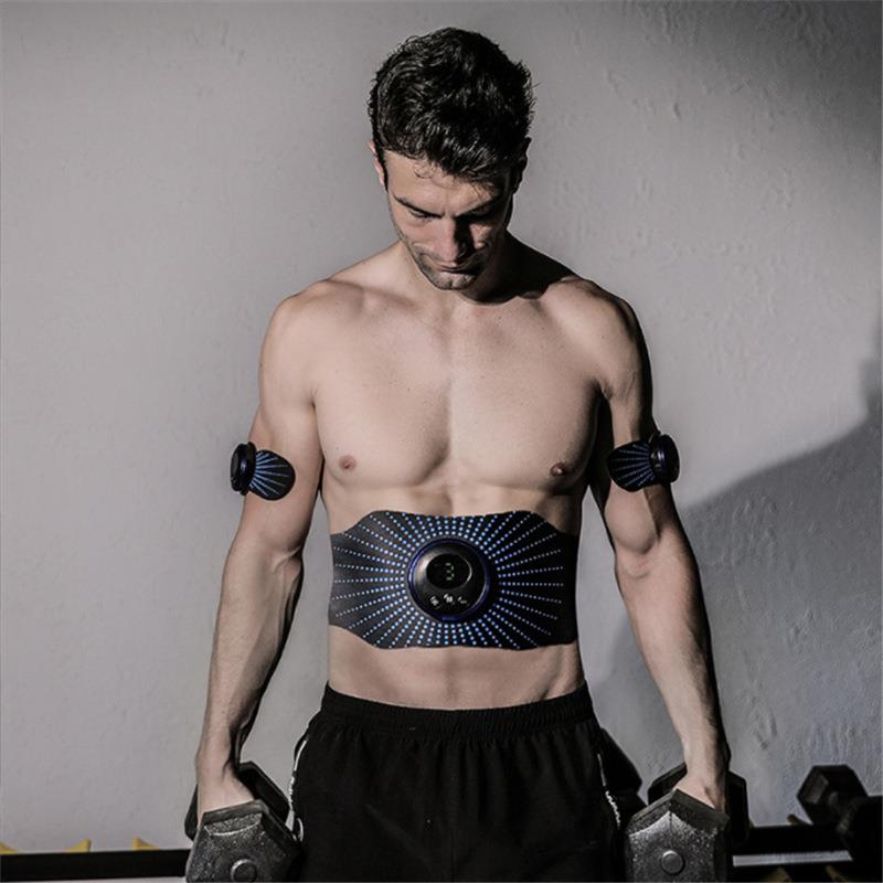 厂家直销充电健腹仪EMS腹肌贴家用懒人健腹器主机 肌肉训练刺激器