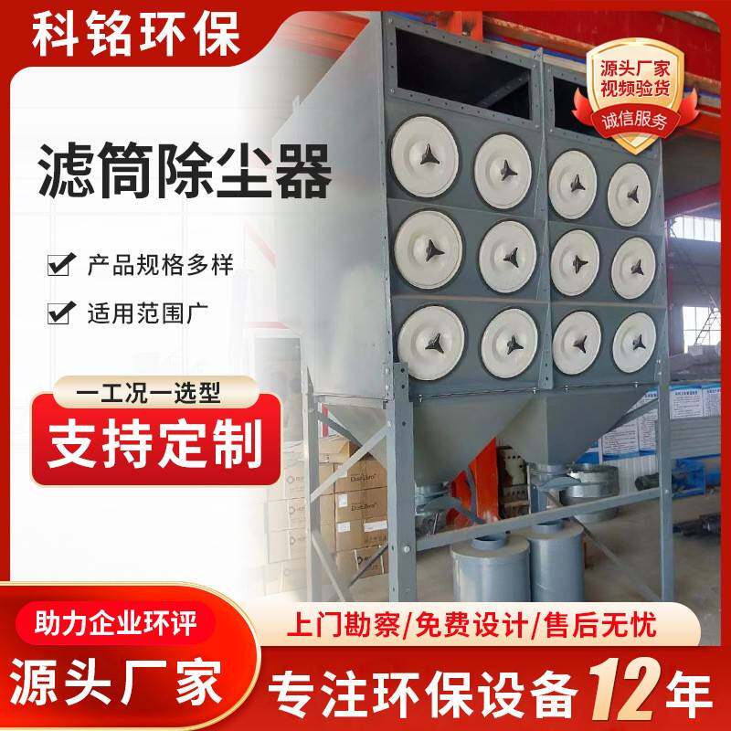 斜插式脉冲滤筒除尘器厂家横插滤芯粉尘除尘器上门勘查设计方案