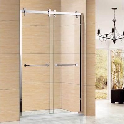 卫生间隔断干湿浴室玻璃推拉门淋浴房简易分离一形洗澡间