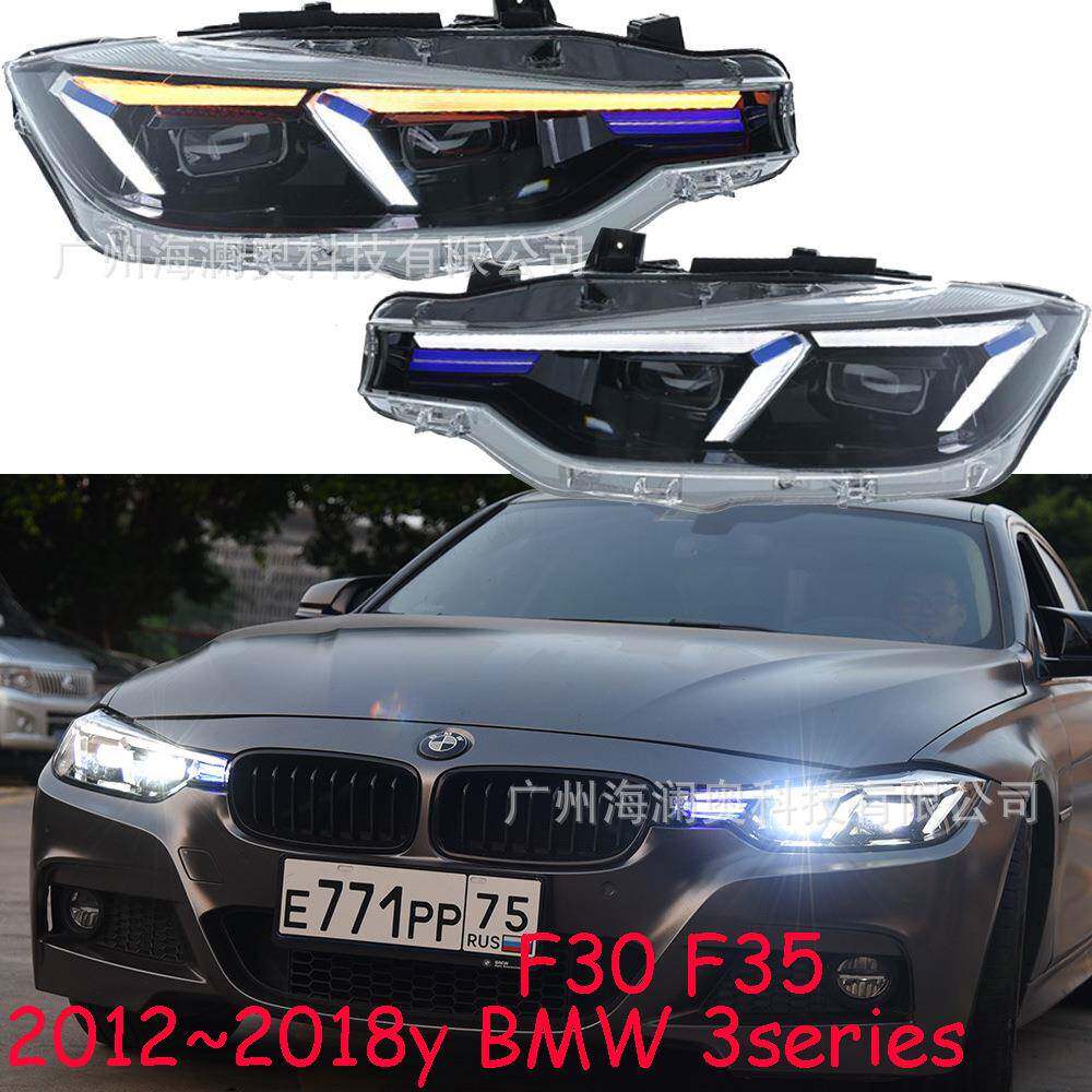适用宝马3系大灯F30全LED前照灯F35日行灯雾灯2012~2018款