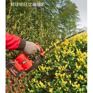 凯姿电动绿篱机KZ365W锂电绿篱机充电式 单手园林绿化修剪机21V