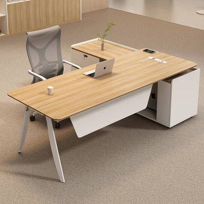 仟杰老板办公桌简约时尚经理桌现代主管班台办公室小型老板桌子